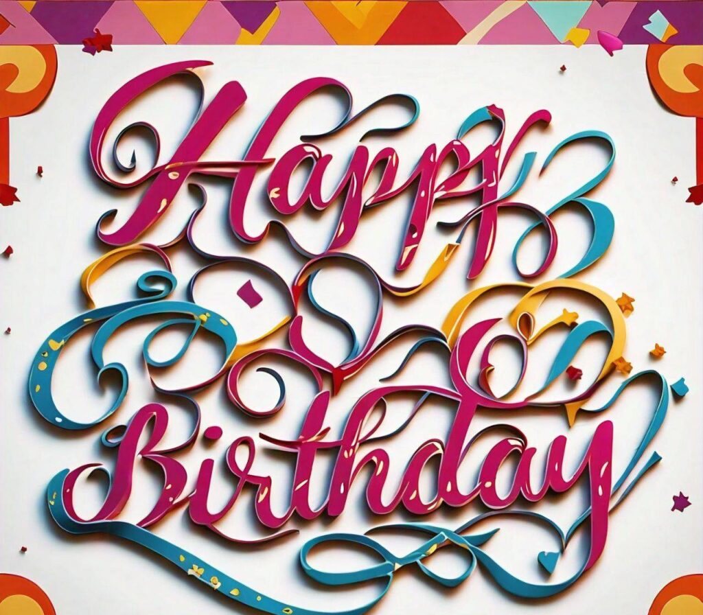 Happy Birthday Cake Images text