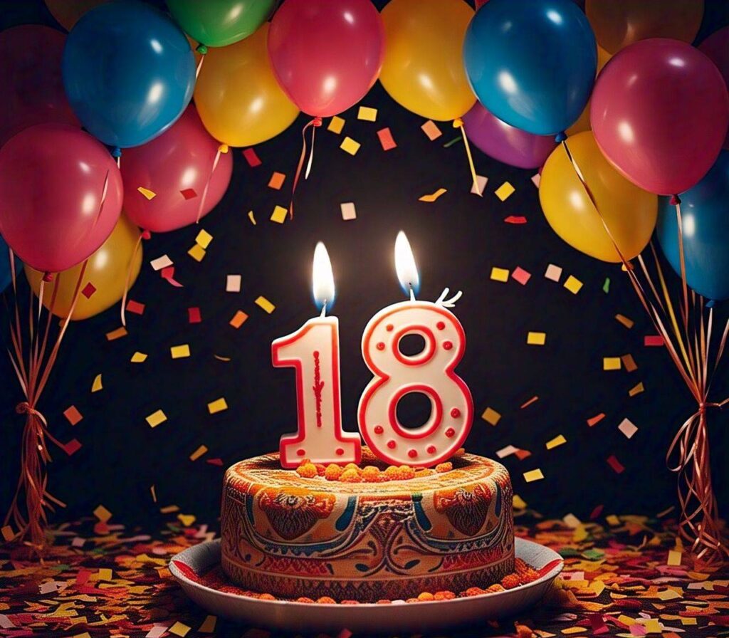 Happy Birthday 18th Images free Download