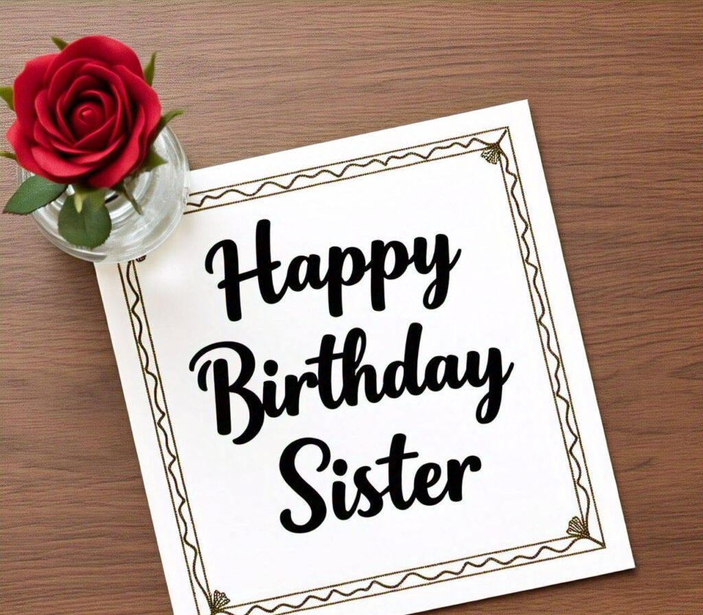 Happy Birthday Sister