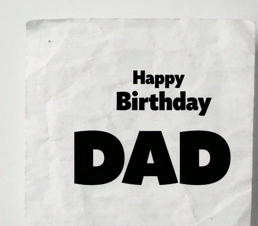 Happy Birthday Dad Wishes 2 lines