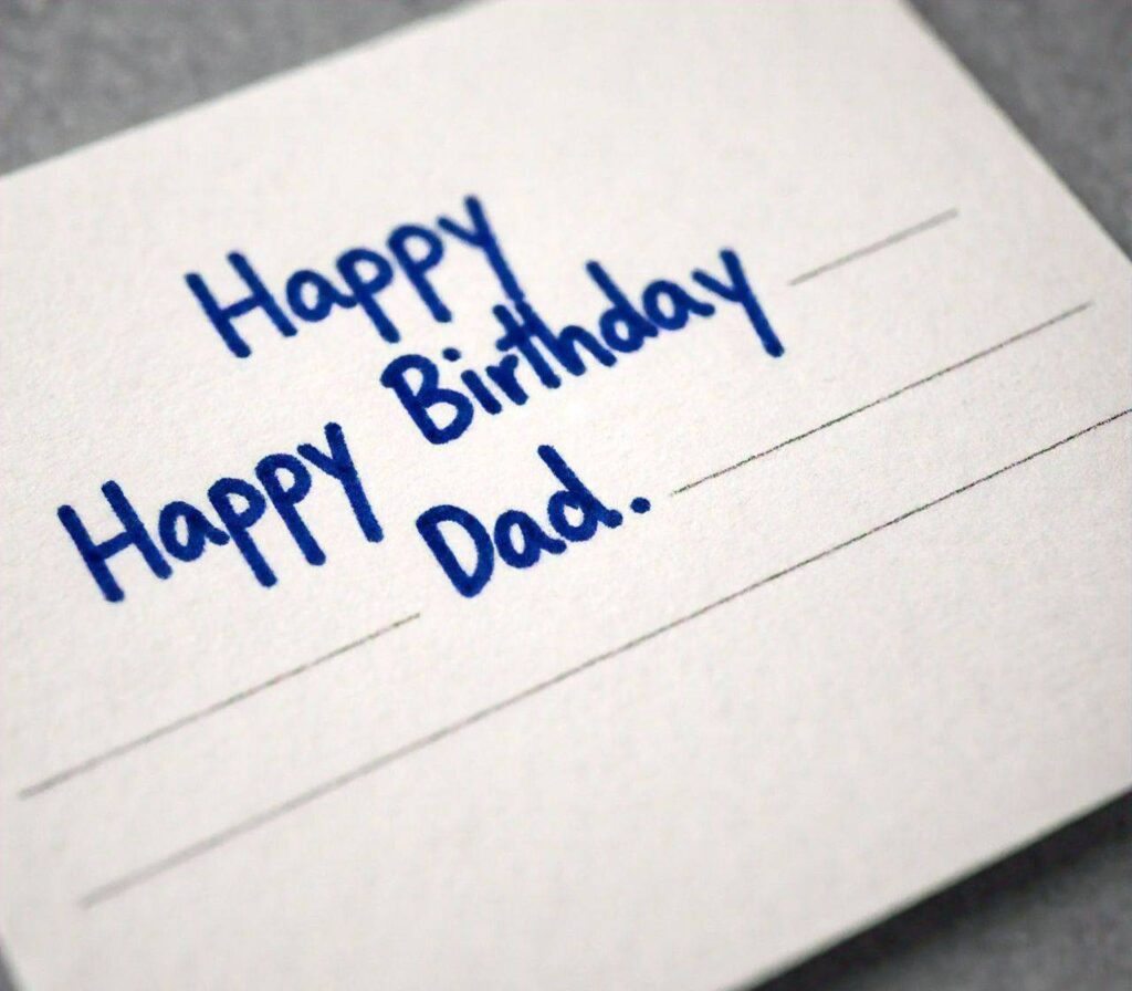 Happy Birthday Dad