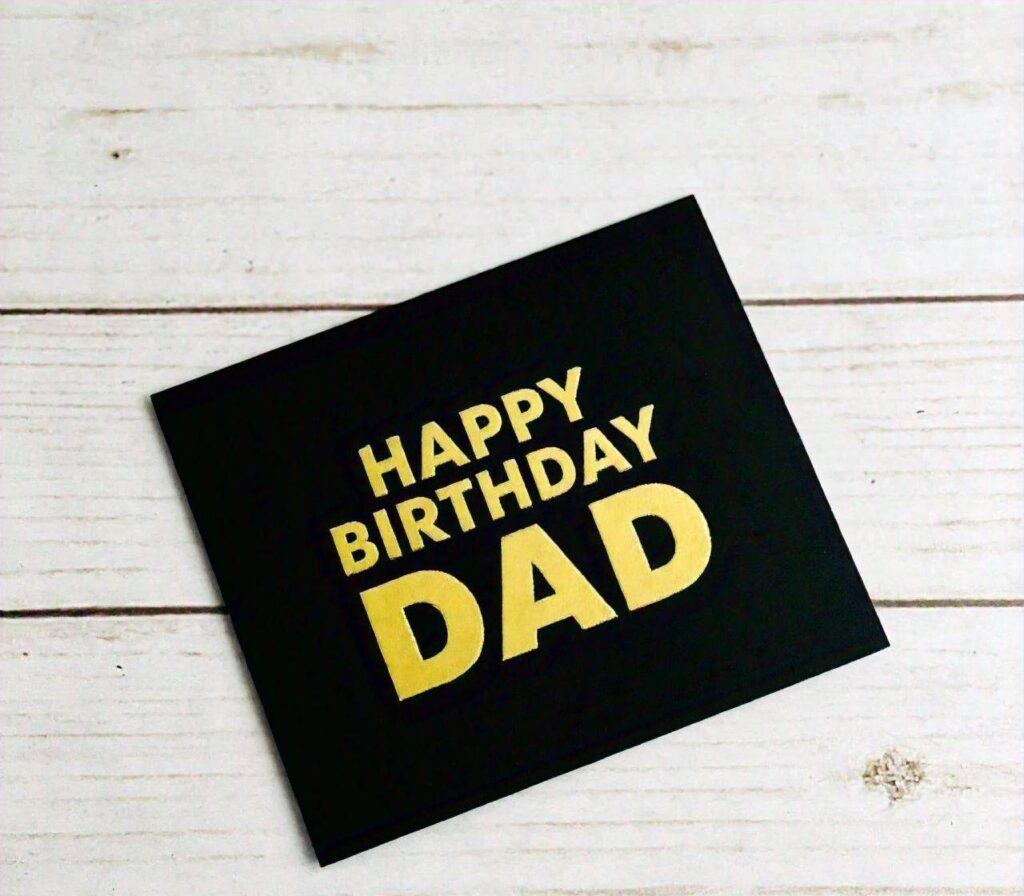 Happy Birthday Dad from daughter