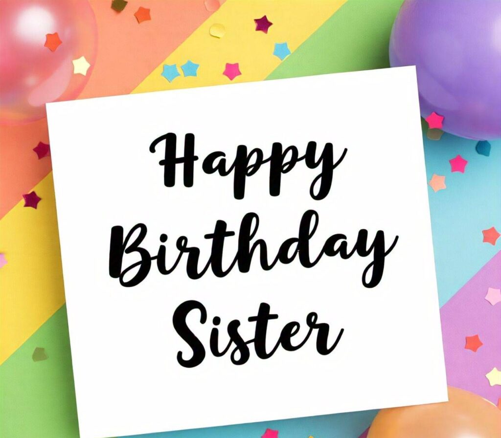 Happy Birthday Sister