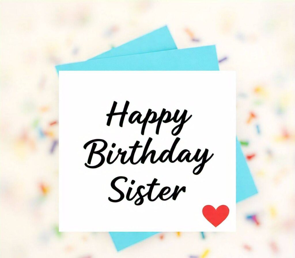 Happy Birthday Sister