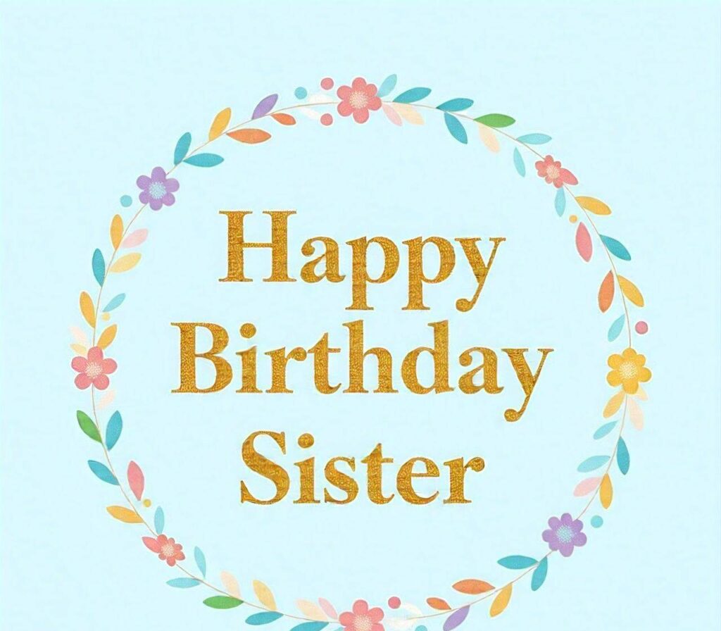 Happy Birthday Sister