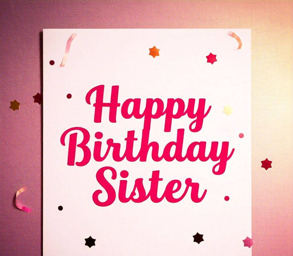 Happy Birthday Sister